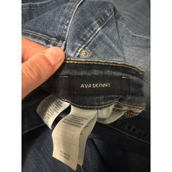 Lucky Brand Ava Skinny Jeans Dark Wash Women's Size 0/25 - Picture 3 of 4